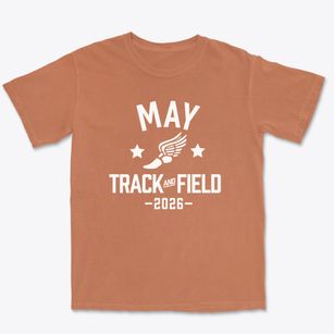 May Elementary School Track and Field Premium Heavyweight T-shirt