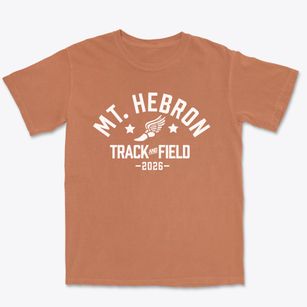 Mt. Hebron High School Track and Field Premium Heavyweight T-shirt