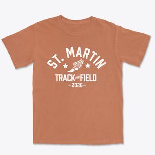 Saint Martin East Elementary School Track and Field Premium Heavyweight T-shirt
