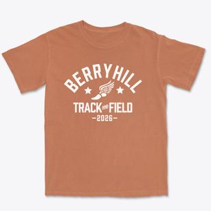 Berryhill Elementary School Track and Field Premium Heavyweight T-shirt
