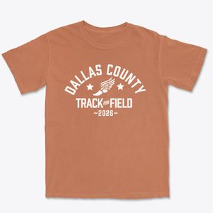 Dallas County Juvenile Justice Charter Track and Field Premium Heavyweight T-shirt