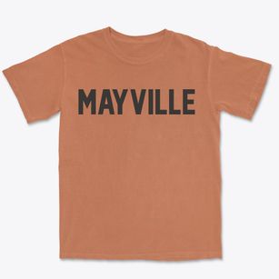 Mayville Wisconsin Classic Block Premium Heavyweight T-shirt