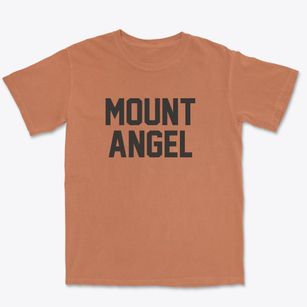 Mount Angel Oregon Classic Block Premium Heavyweight T-shirt