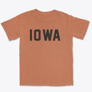 Iowa Louisiana Classic Block Premium Heavyweight T-shirt