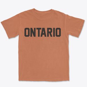 Ontario California Classic Block Premium Heavyweight T-shirt