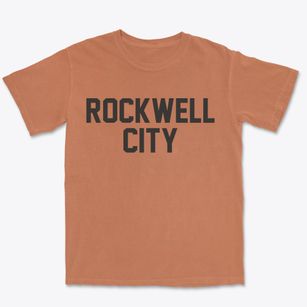 Rockwell City Iowa Classic Block Premium Heavyweight T-shirt
