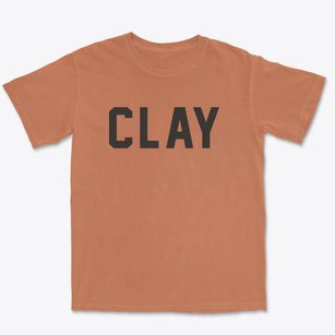 Clay California Classic Block Premium Heavyweight T-shirt