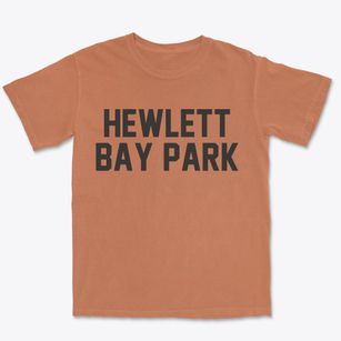 Hewlett Bay Park New York Classic Block Premium Heavyweight T-shirt