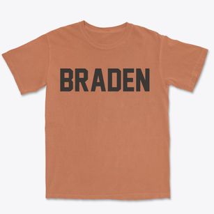 Braden Tennessee Classic Block Premium Heavyweight T-shirt