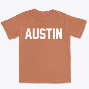 Austin Texas Classic Block Premium Heavyweight T-shirt