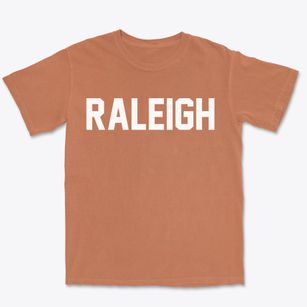 Raleigh North Dakota Classic Block Premium Heavyweight T-shirt