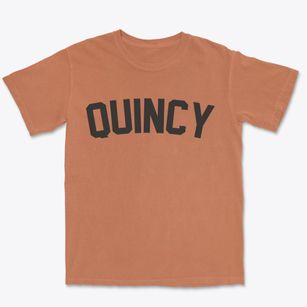 Quincy Massachusetts Classic Curve Premium Heavyweight T-shirt