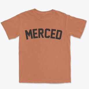 Merced California Classic Curve Premium Heavyweight T-shirt