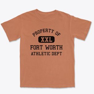 Fort Worth Texas Athletic Dept Premium Heavyweight T-shirt