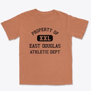 East Douglas Massachusetts Athletic Dept Premium Heavyweight T-shirt