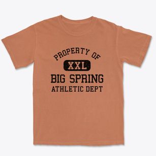 Big Spring Texas Athletic Dept Premium Heavyweight T-shirt