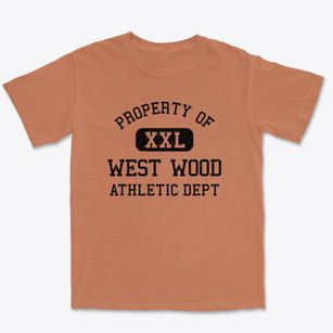 West Wood Utah Athletic Dept Premium Heavyweight T-shirt