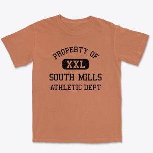 South Mills North Carolina Athletic Dept Premium Heavyweight T-shirt