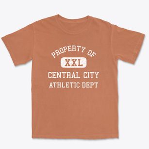 Central City Nebraska Athletic Dept Premium Heavyweight T-shirt