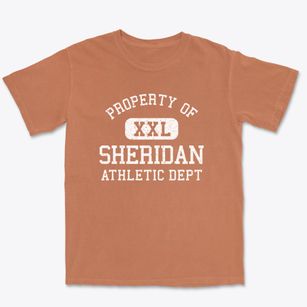 Sheridan Illinois Athletic Dept Premium Heavyweight T-shirt