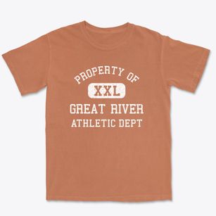 Great River New York Athletic Dept Premium Heavyweight T-shirt