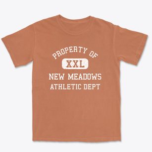 New Meadows Idaho Athletic Dept Premium Heavyweight T-shirt