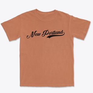 New Portland Maine Vintage Team Premium Heavyweight T-shirt