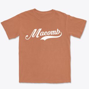 Macomb Illinois Vintage Team Premium Heavyweight T-shirt