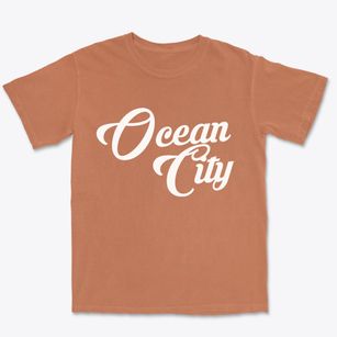 Ocean City New Jersey Vintage Team Premium Heavyweight T-shirt