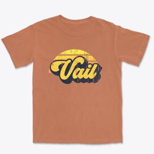 Vail Colorado Sublime Sunset Premium Heavyweight T-shirt