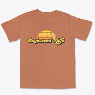 Englewood Cliffs New Jersey Sublime Sunset Premium Heavyweight T-shirt