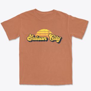 Suisun City California Sublime Sunset Premium Heavyweight T-shirt