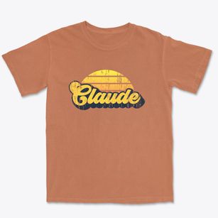 Claude Texas Sublime Sunset Premium Heavyweight T-shirt