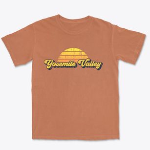 Yosemite Valley California Sublime Sunset Premium Heavyweight T-shirt