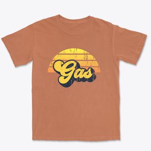 Gas Kansas Sublime Sunset Premium Heavyweight T-shirt