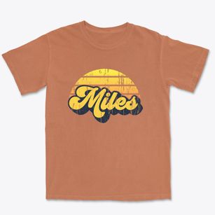 Miles Iowa Sublime Sunset Premium Heavyweight T-shirt
