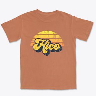 Hico West Virginia Sublime Sunset Premium Heavyweight T-shirt