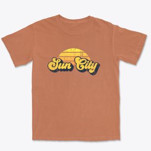 Sun City Kansas Sublime Sunset Premium Heavyweight T-shirt