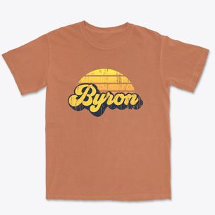 Byron Oklahoma Sublime Sunset Premium Heavyweight T-shirt
