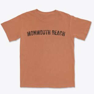 Monmouth Beach New Jersey Timeless Retro Premium Heavyweight T-shirt