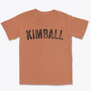 Kimball West Virginia Timeless Retro Premium Heavyweight T-shirt