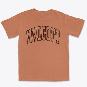 Walcott North Dakota Trendy Block Premium Heavyweight T-shirt