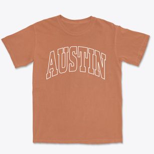 Austin Nevada Trendy Block Premium Heavyweight T-shirt