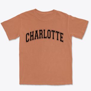 Charlotte New York Varsity Premium Heavyweight T-shirt