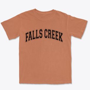 Falls Creek Pennsylvania Varsity Premium Heavyweight T-shirt