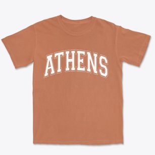 Athens Georgia Varsity Premium Heavyweight T-shirt