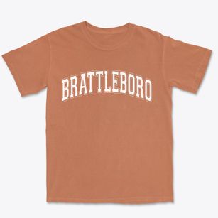 Brattleboro Vermont Varsity Premium Heavyweight T-shirt