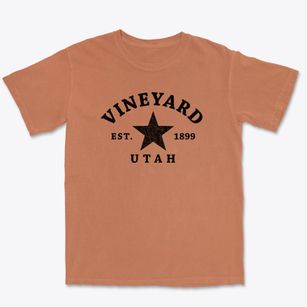 Vineyard Utah Star Premium Heavyweight T-shirt