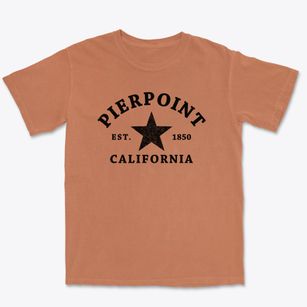 Pierpoint California Star Premium Heavyweight T-shirt