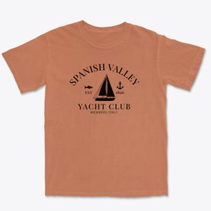 Spanish Valley Utah Yacht Club Premium Heavyweight T-shirt